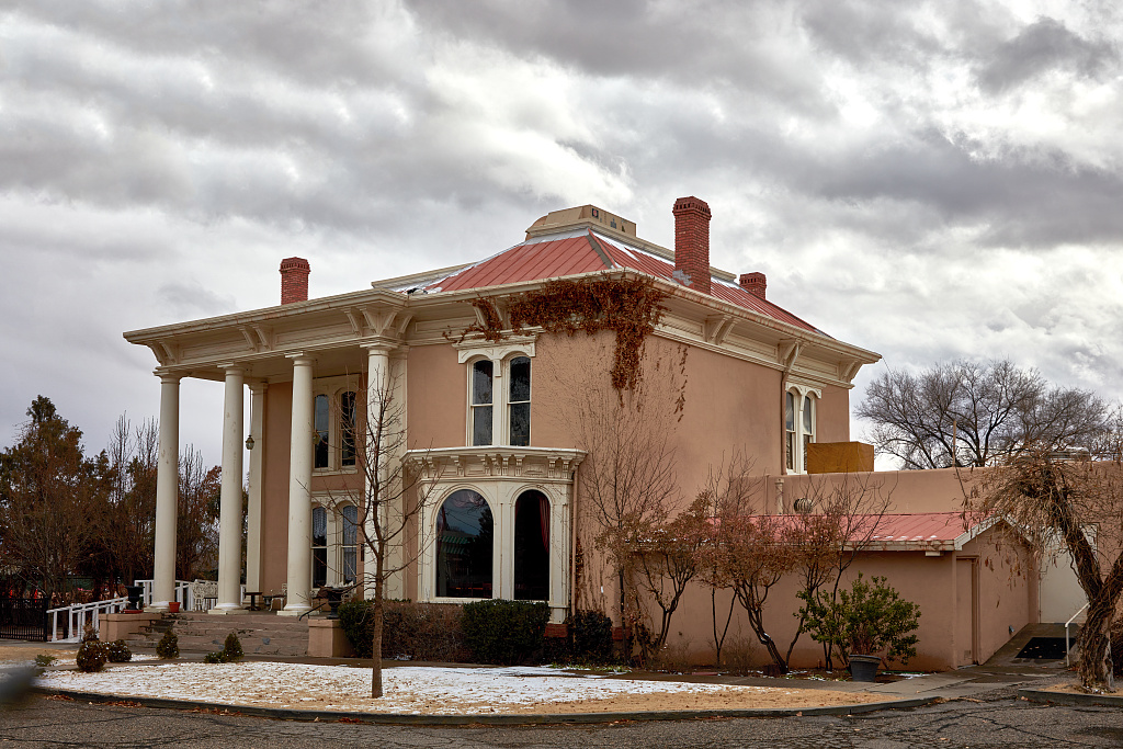 The historic 1881 Luna Mansion in Los Lunas, Valencia County, New Mexico